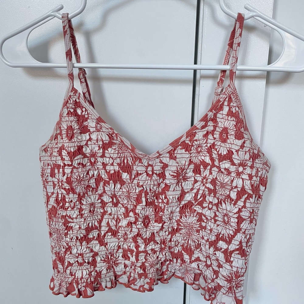 American Eagle Floral Crop Top